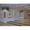 佛山合邦八棱柱屏風，八棱柱書畫展，書畫屏風