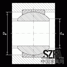 關(guān)節(jié)軸承 GE10-PB, 根據(jù) DIN ISO 12 240-1 標(biāo)準(zhǔn)，尺寸系列 K，需維護(hù)