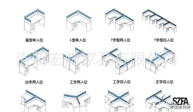 屏風辦公桌人數(shù)位