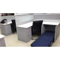 易美辦公家具定制，一體工作位與午休床，工作睡覺兩不誤
